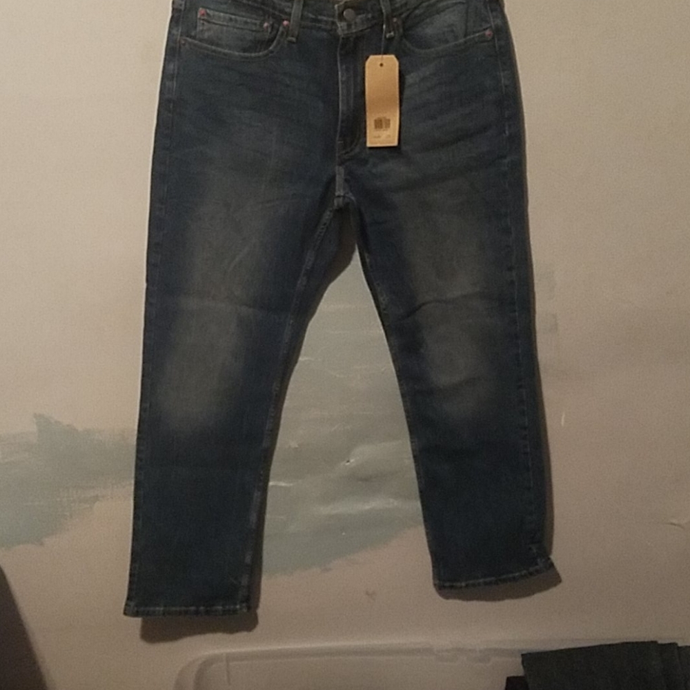 Levi denim Jean's 35x30...514 straight stretch